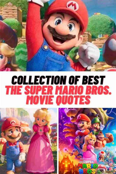 mario movie quotes|More.